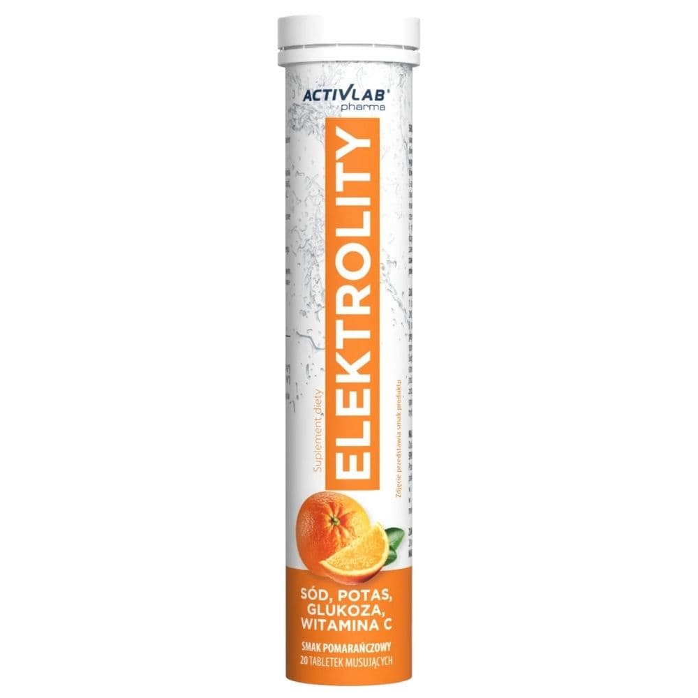 Activlab Pharma Electrolytes, Orange - 20 Effervescent Tablets