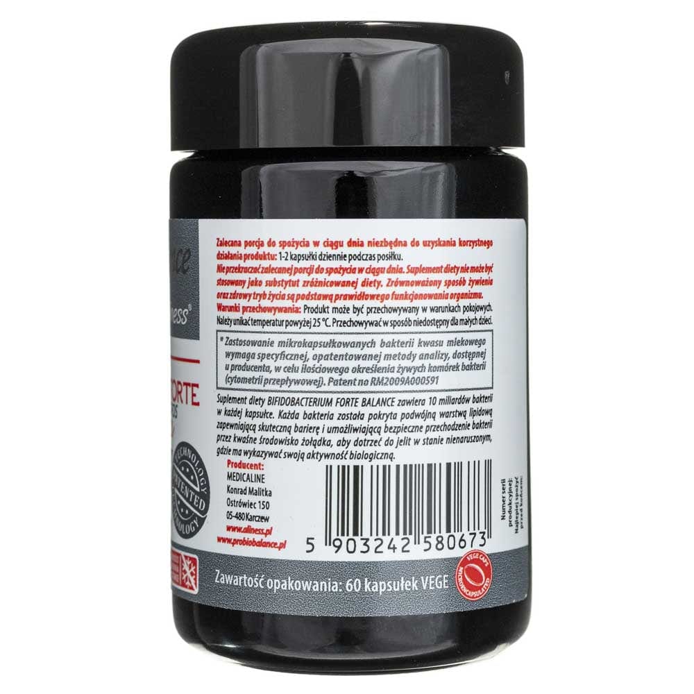 Aliness ProbioBalance Bifidobacterium Balance Forte  - 60 Veg Capsules