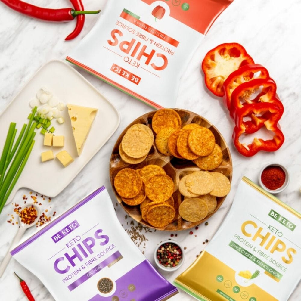 BeKeto Keto Chips Fresh Red Peppers - 30 g