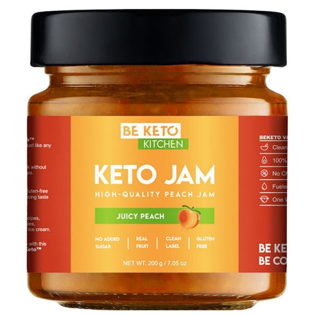 BeKeto Keto Jam, Juicy Peach - 200 g