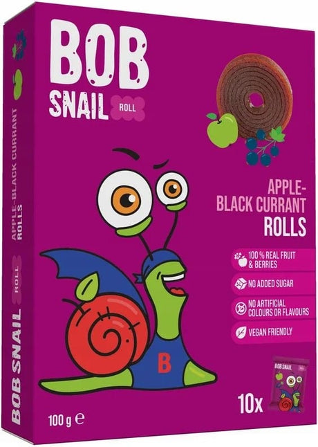 Bob Snail Apple&Blackcurrant Snack with No Added Sugar - 100 g