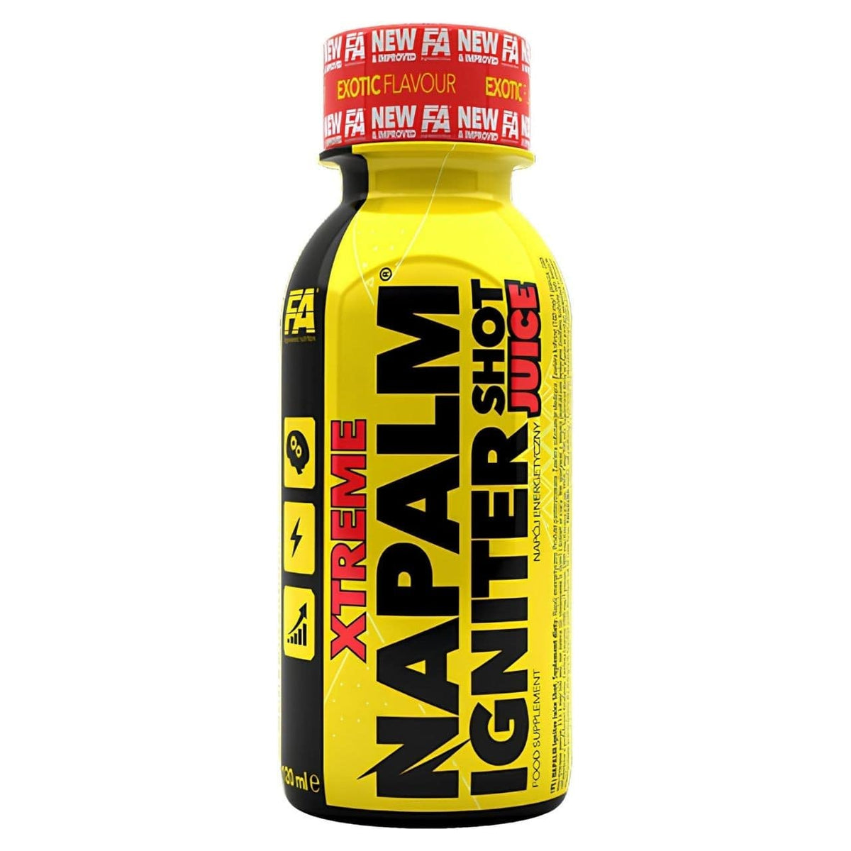 Fitness Authority Napalm Igniter Juice Shot Exotic, Mango - 120 ml