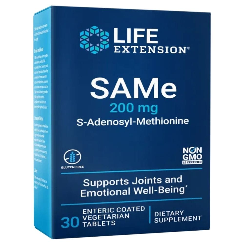 Life Extension SAMe 200 mg - 30 Tablets