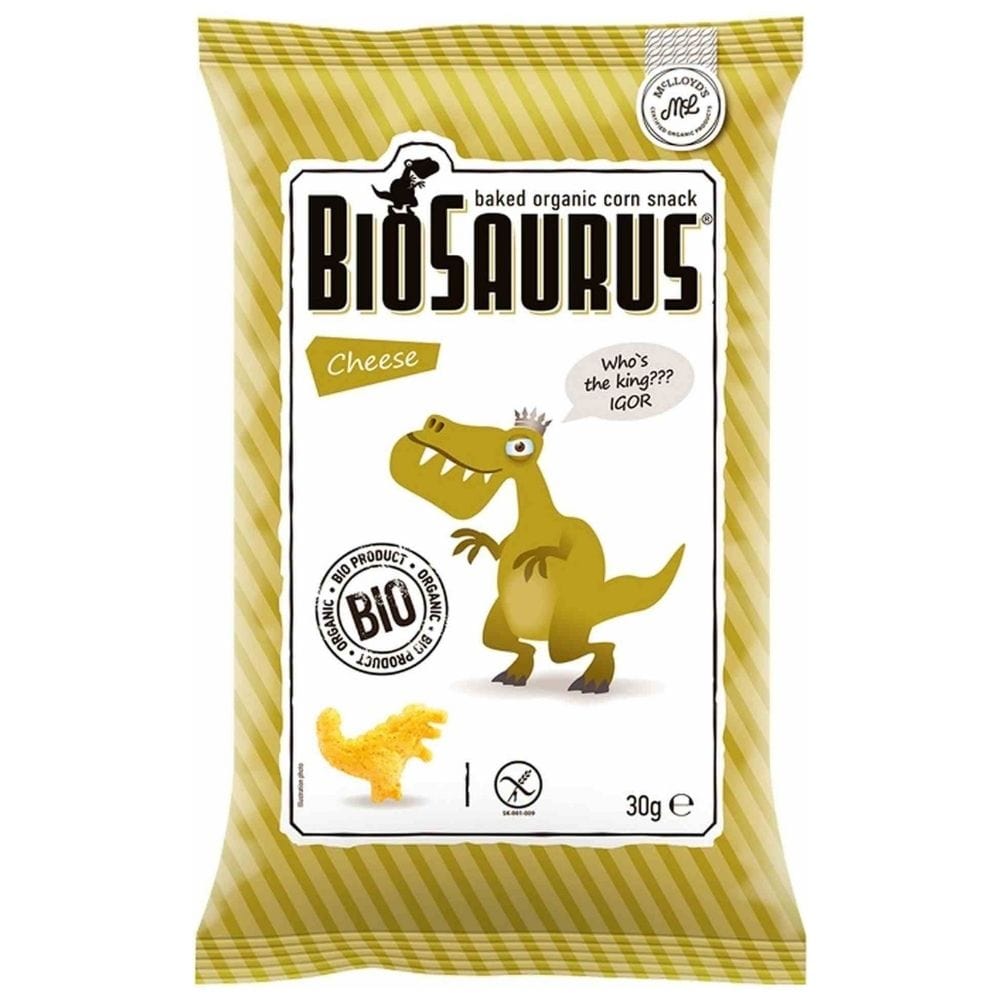 McLloyd's BioSaurus Gluten Free Cheese Corn Crisps - 30 g