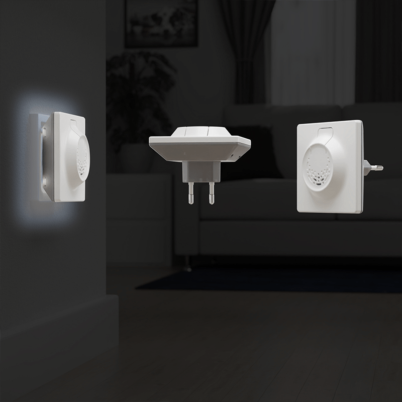 Miteless Home Ultrasonic Mite Protection for Your Home - Grey