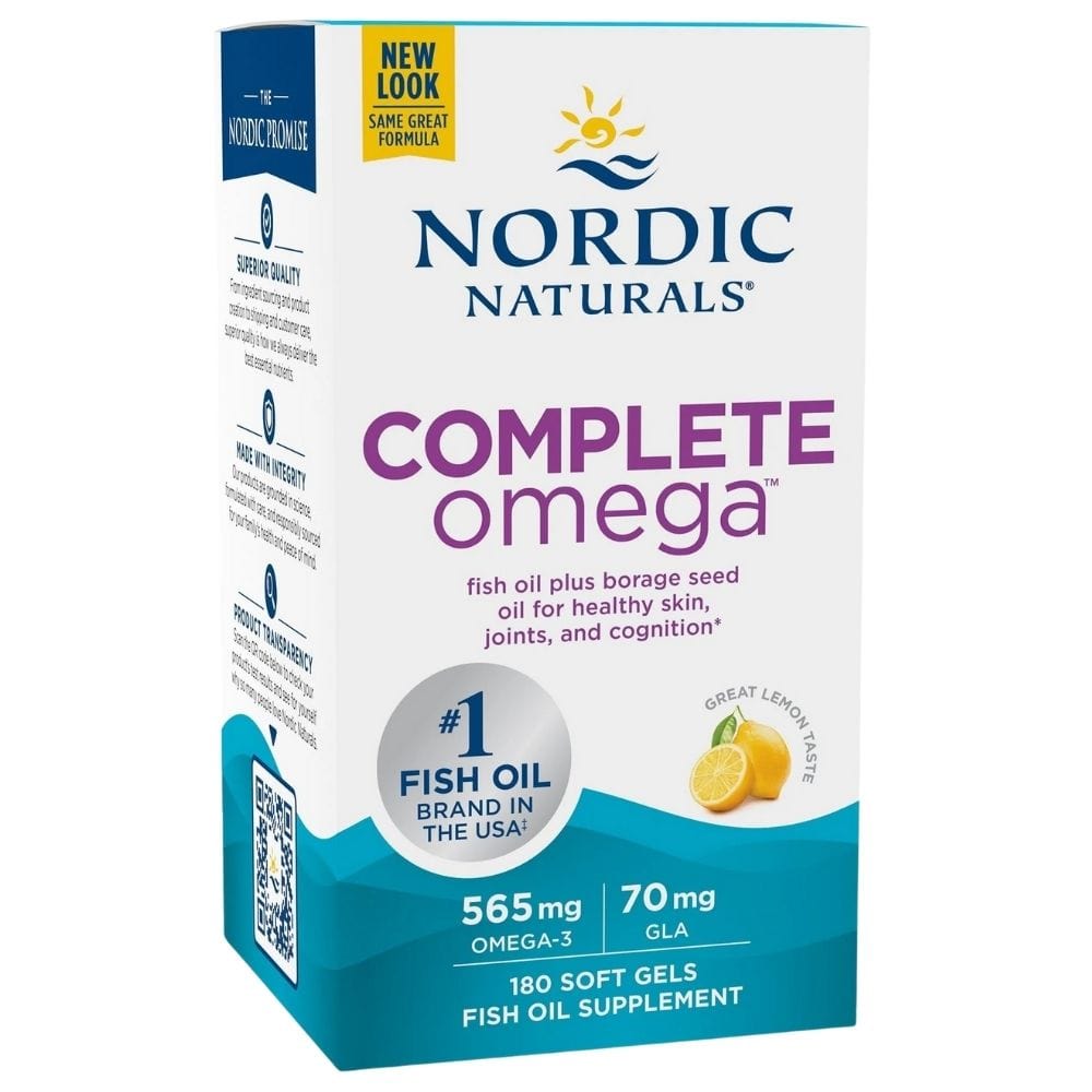 Nordic Naturals Complete Omega 3,6,9, Lemon - 180 Capsules