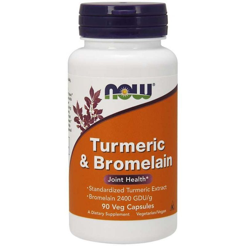 Now Foods Turmeric & Bromelain - 90 Veg Capsules