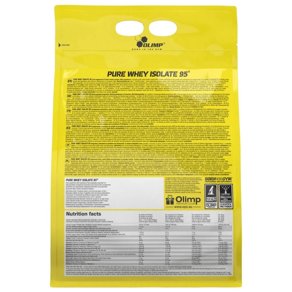 Olimp Pure Whey Isolate 95, Chocolate - 1800 g