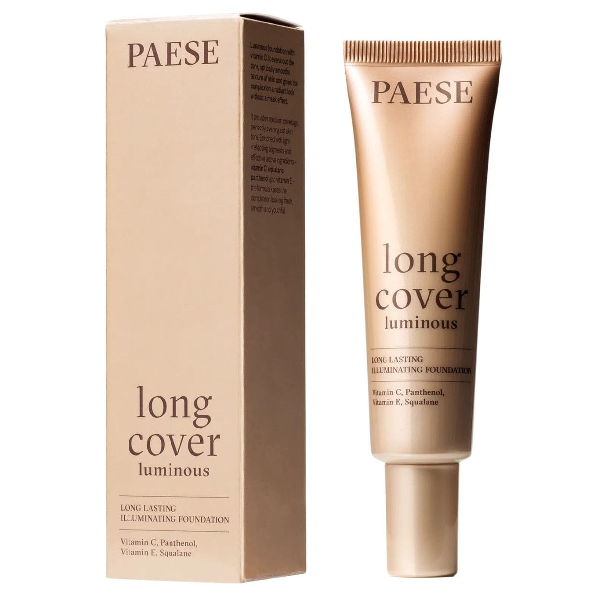 Paese Long Cover Luminous Foundation, Shade 01 - 30 ml