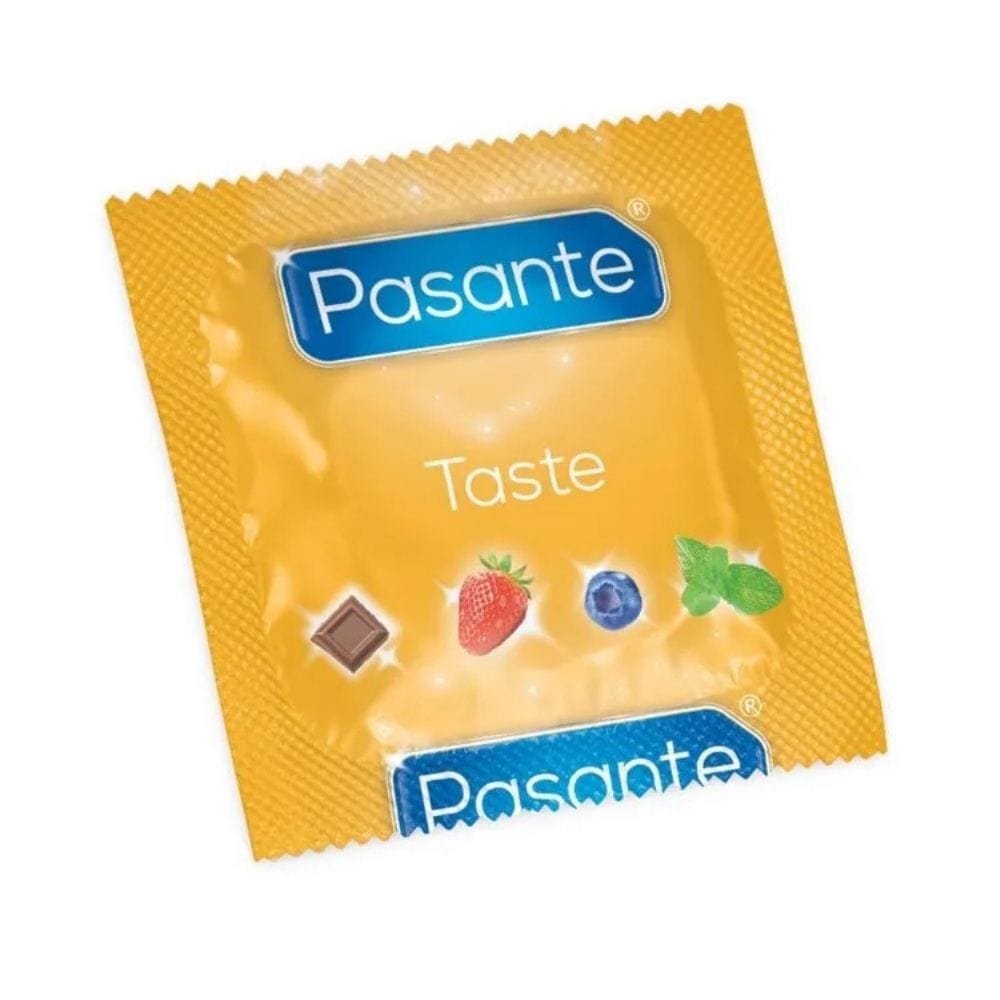 Pasante Taste Flavored Condoms - 12 Pieces