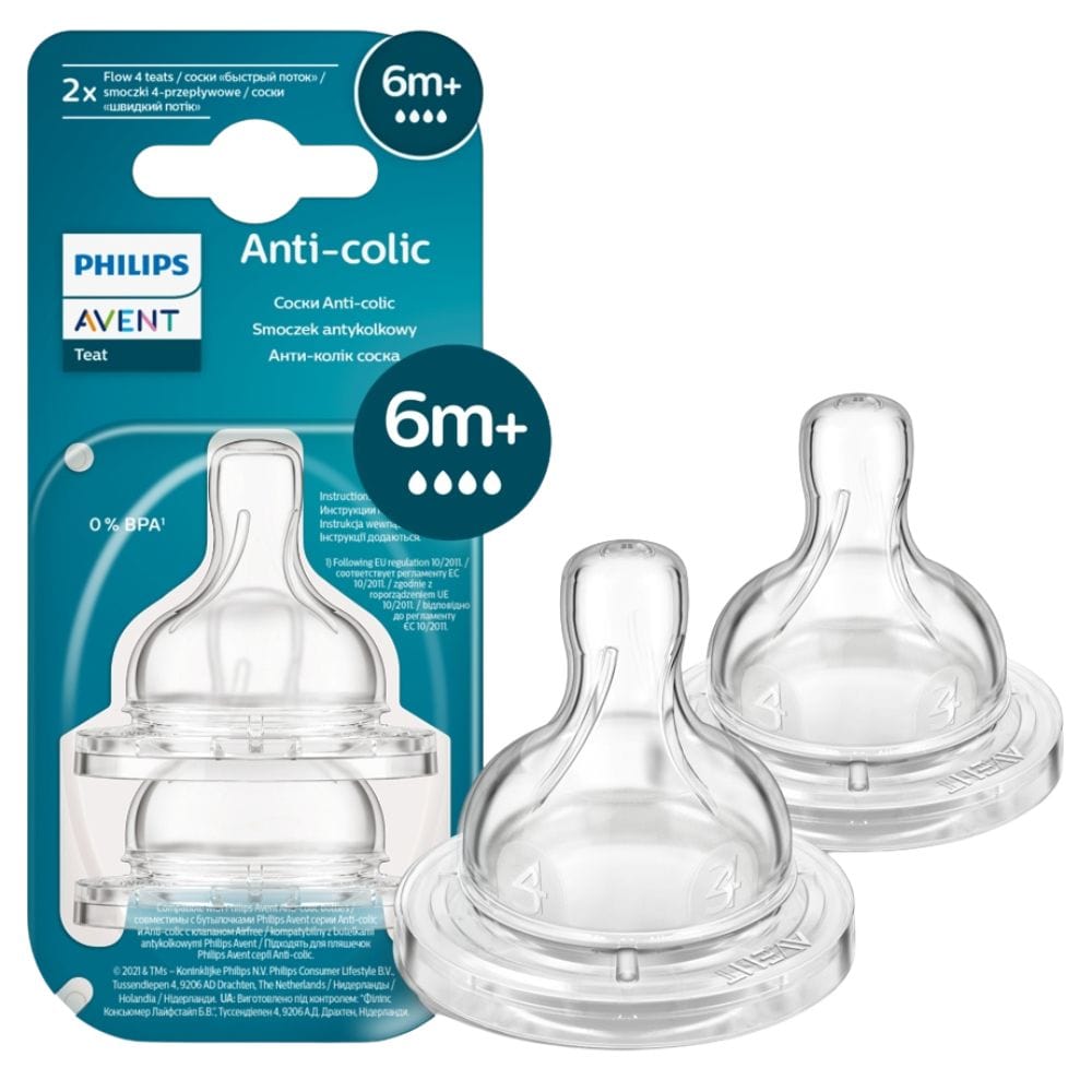 Philips Avent Anti-Colic Soother 6 m+ - 2 Pieces