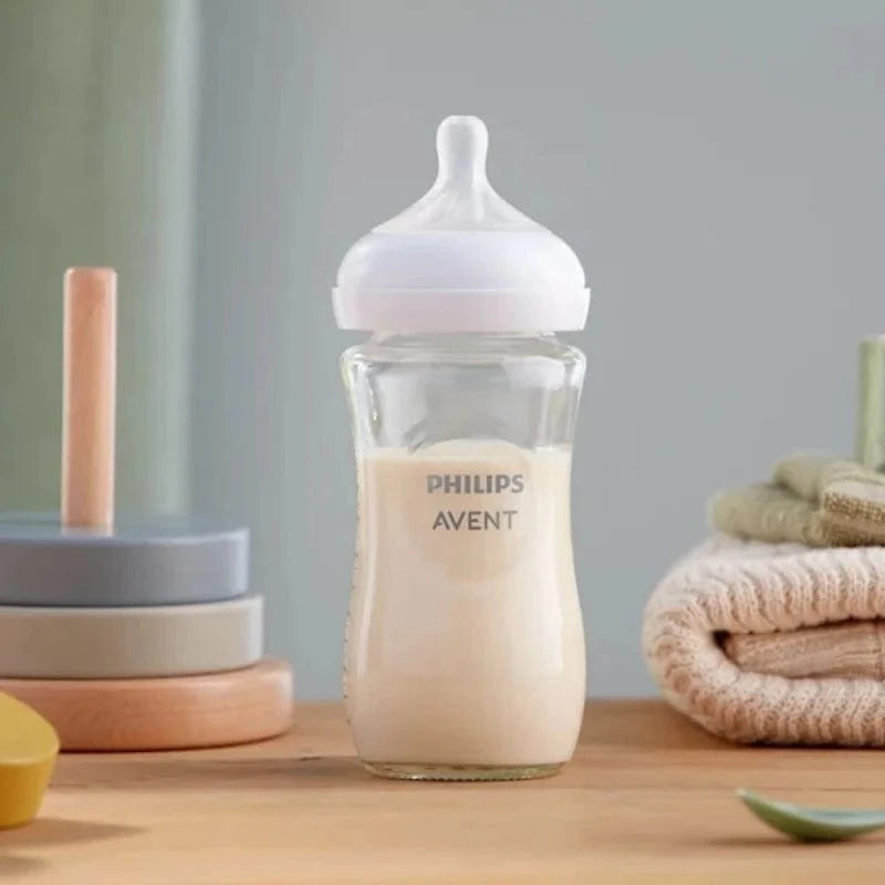 Philips Avent Philips Avent Responsive Natural, Glass Baby Bottle - 240 ml