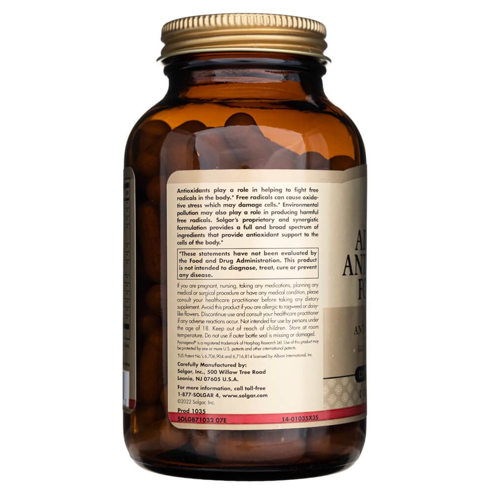 Solgar Advanced Antioxidant Formula - 120 Capsules