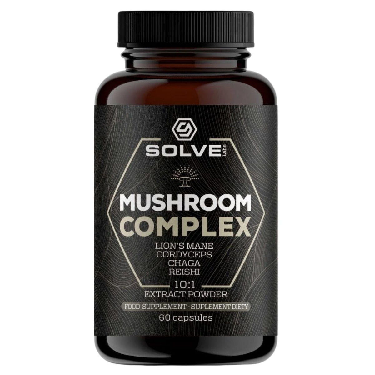 Solve Labs Mushroom Complex (4 Mushrooms) - 60 Capsules