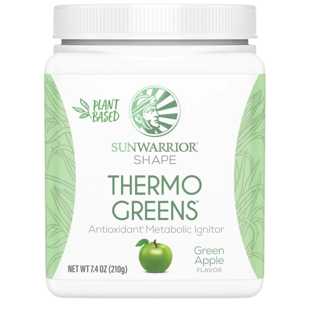 Sunwarrior Shape Thermo Greens, Green Apple - 210 g