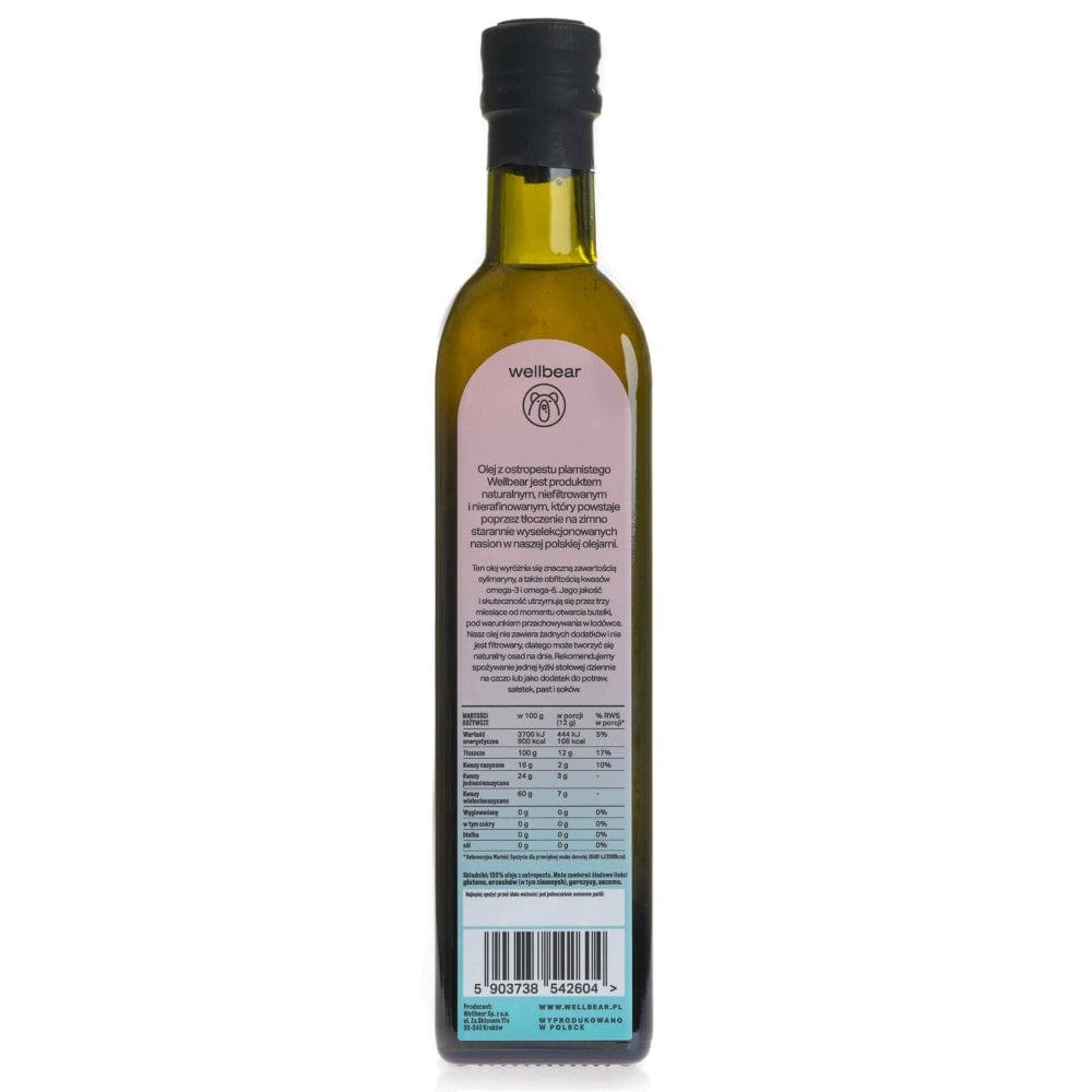 Wellbear Thistle Oil Cold Pressed - 500 ml