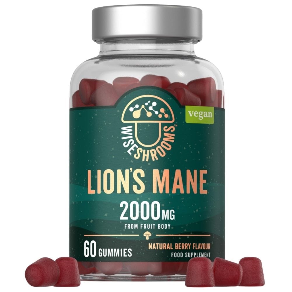 Wiseshrooms Lion's Mane 2000 mg - 60 Gummies