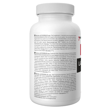 7Nutrition Lactoferrin 100 mg - 60 Capsules