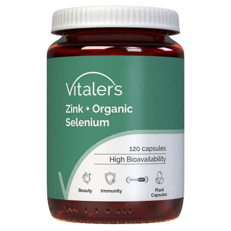 Vitaler's Sinkki 15 mg + seleeni 200 mcg - 120 kapselia