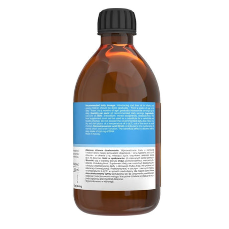 Vitaler's Norjalainen tursamaksaöljy lapsille, 1250 mg – 250 ml