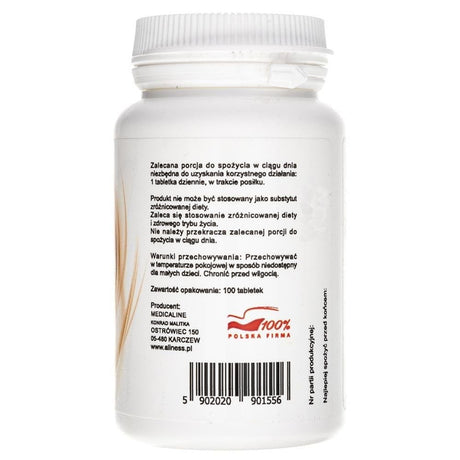 Aliness Chelated Zinc Diglycinate 15 mg - 100 Tablets