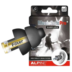 Alpine MusicSafe PRO Earplugs for Musicians - Black