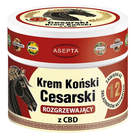 Asepta Horse Warming Cream with CBD - 150 ml
