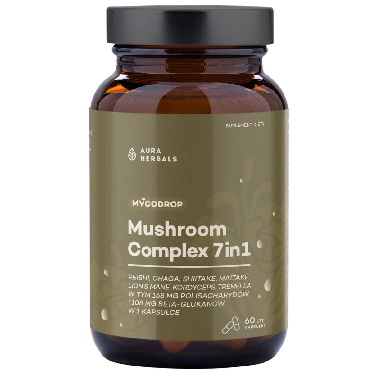 Aura Herbals Mushroom Complex 7-in-1 – 60 Capsules