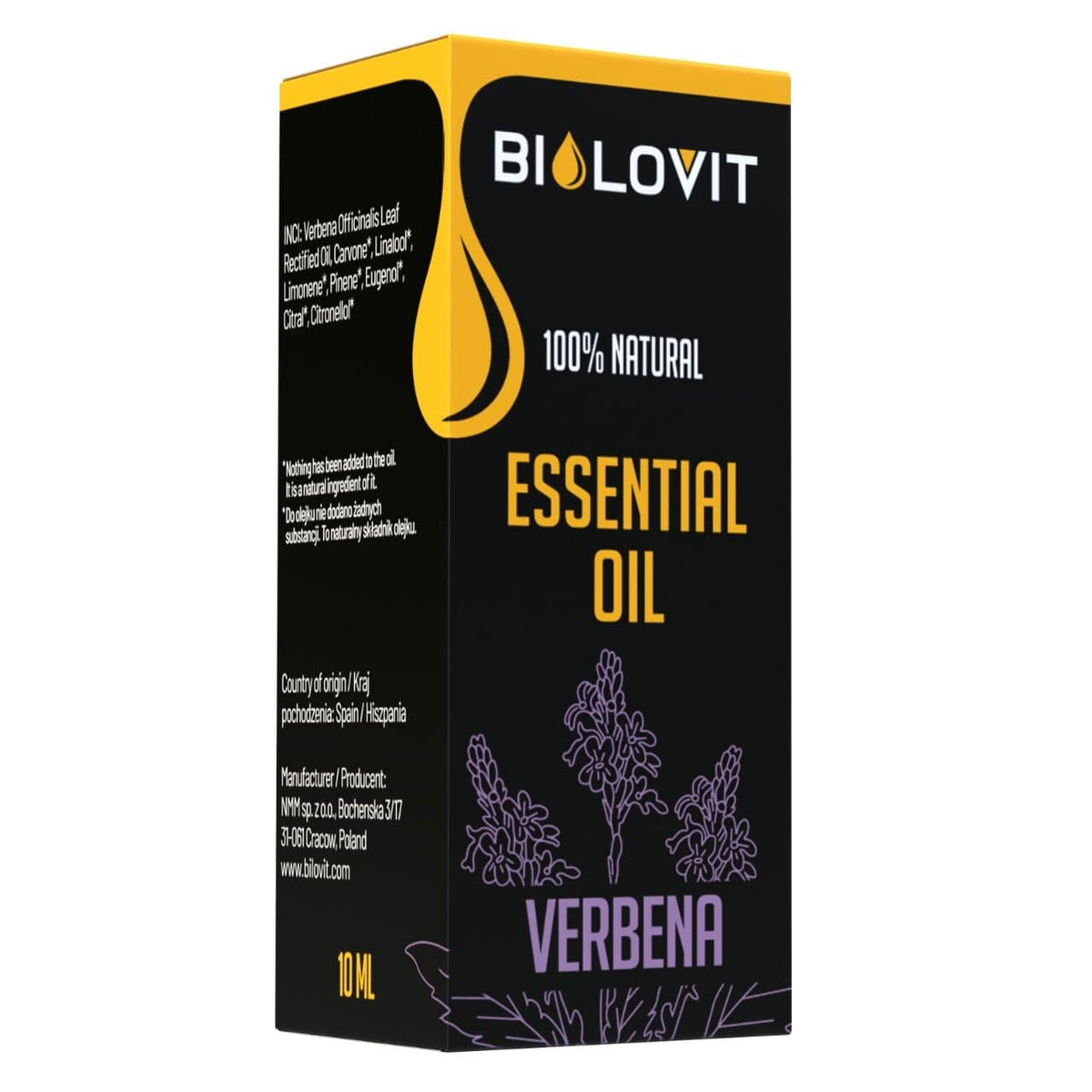 Bilovit Common Vervain Essential Oil - 10 ml