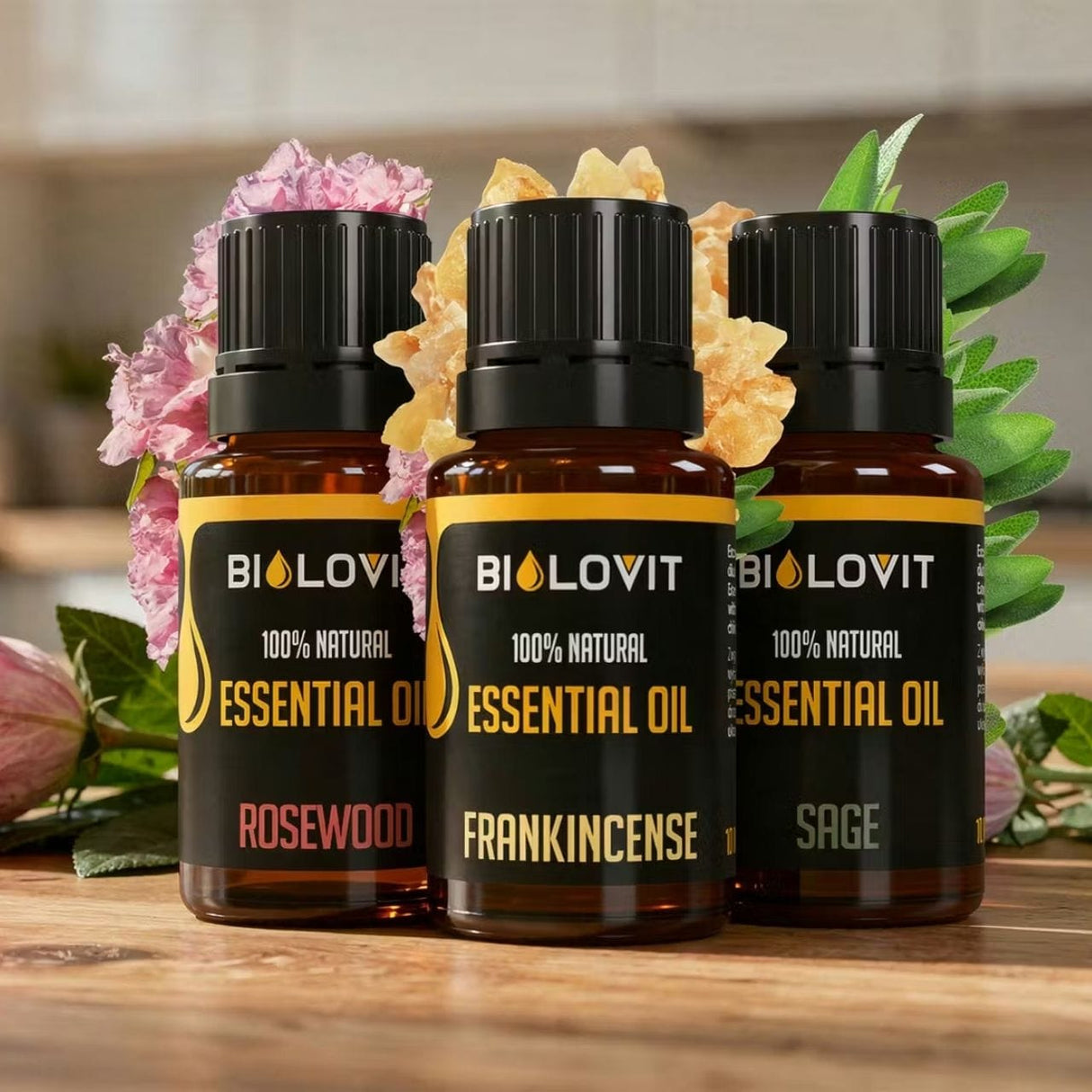 Bilovit Essential Oil Set for Meditation - 3 Pieces