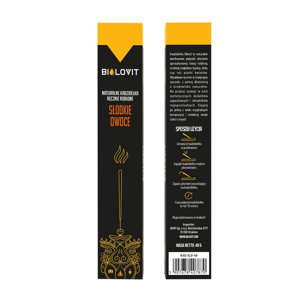 Bilovit Natural Aromatic Incense Sweet Fruits - 40 g