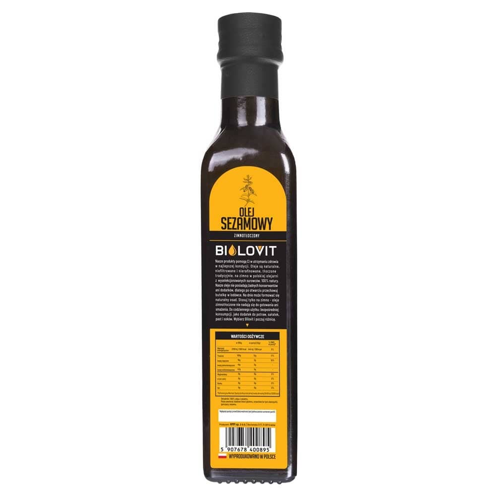 Bilovit Sesame Oil Cold Pressed - 250 ml