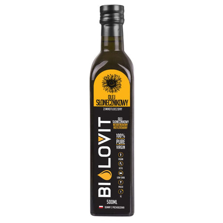 Bilovit Sunflower Oil Cold Pressed - 500 ml