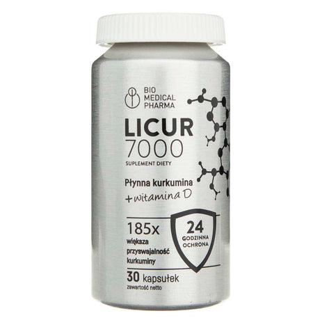 Bio Medical Pharma Licur 7000 with Vitamin D3 - 30 Capsules