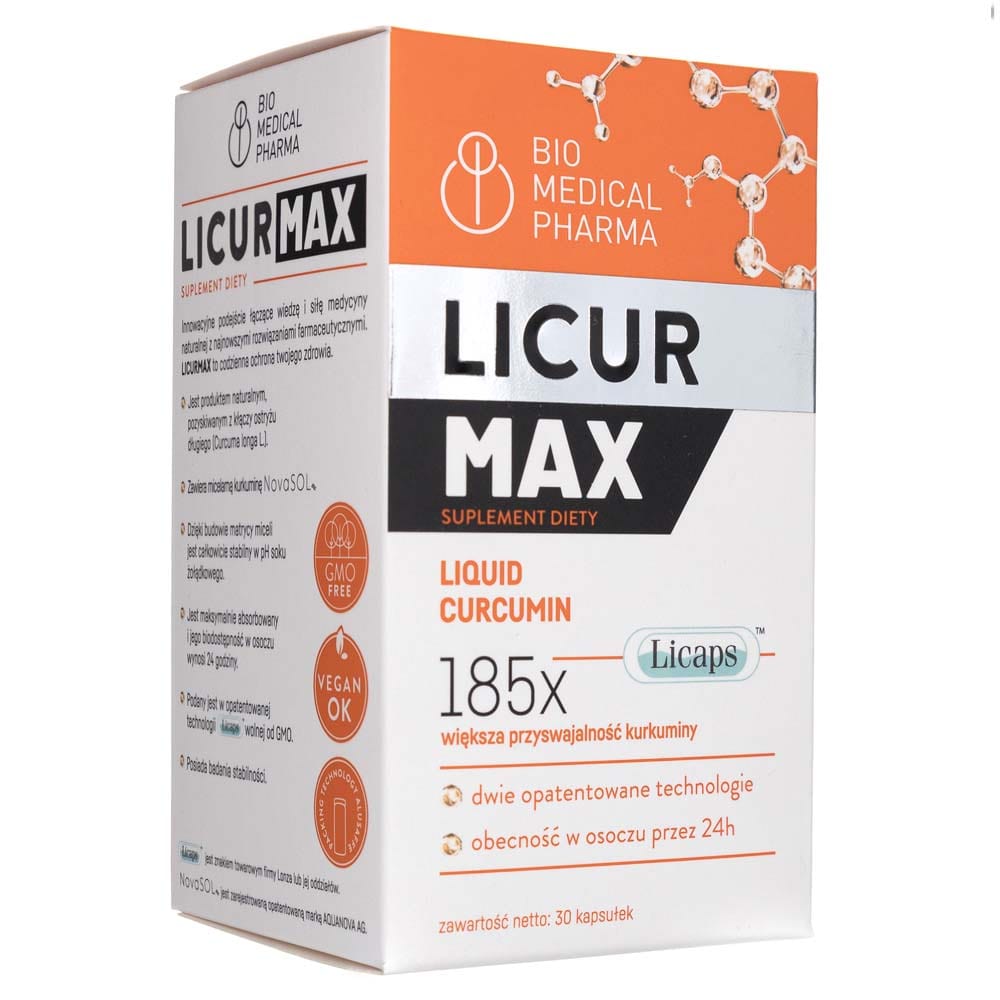 Bio Medical Pharma Licur Max - 30 Capsules