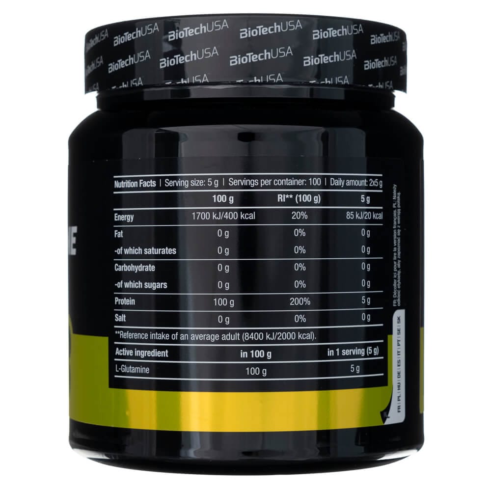 BioTech USA 100% L-Glutamine - 500 g