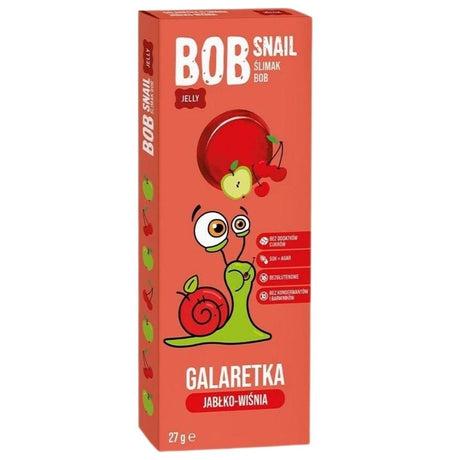 Bob Snail Apple-Cherry Fruit Jellies with No Added Sugar - 27 g