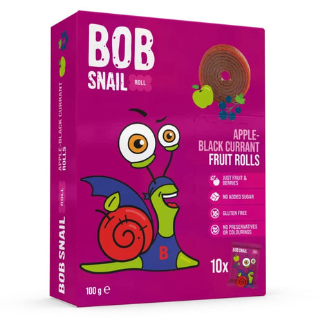 Bob Snail Rollsy Fruit, Apple-Black Currant - 100 g