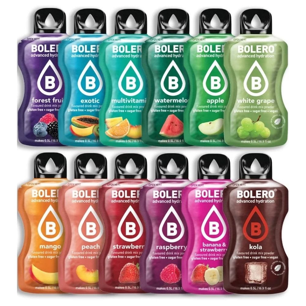 Bolero Drink Mix Sachets Set of 12 Flavours - 3 g