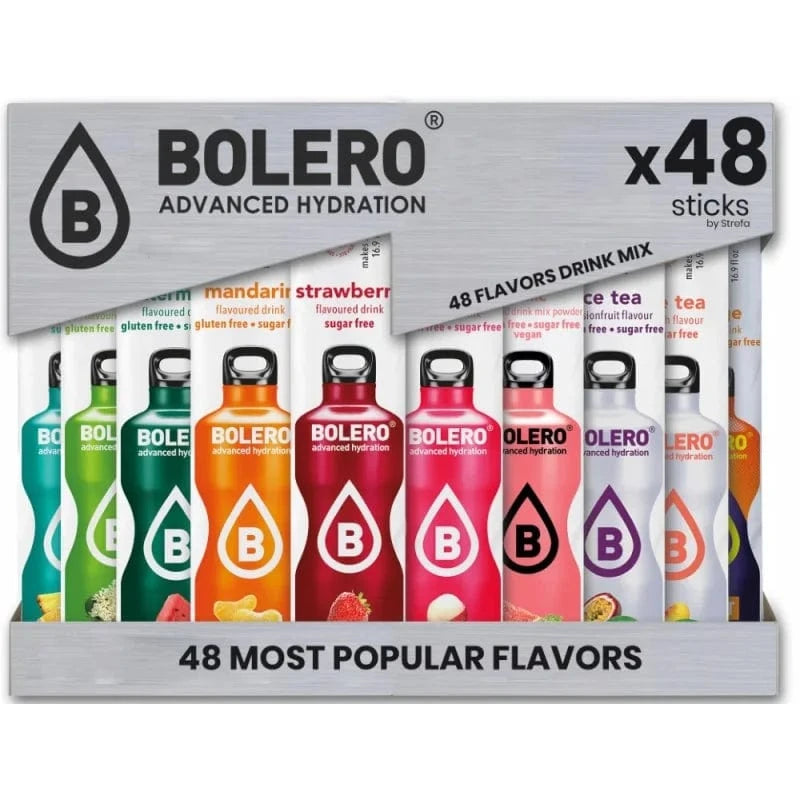 Bolero Drink Mix Sachets Set of 48 Flavours - 3 g