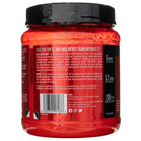 BSN No-Xplode, Purple Power Flavour - 390 g