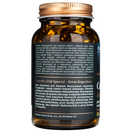 Doctor Life Caprylic Acid - 60 Capsules