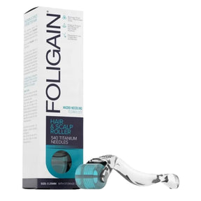 Foligain Dermaroller for the Scalp with Titanium Needles – 1 Piece