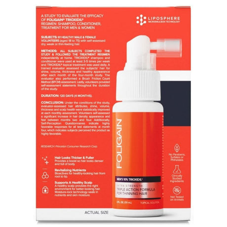 Foligain Triple Action Complete Formula For Thinning Hair For Men - 59 ml