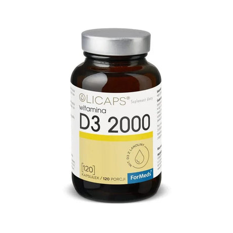 Formeds Olicaps Vitamin D3 2000 IU - 120 Capsules