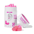 Haspro Tube50 Earplugs Pink - 50 Pairs