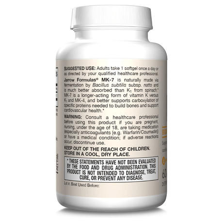 Jarrow Formulas Vitamin K2 MK-7 90 mcg - 60 Softgels