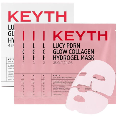 Keyth Lucy PDRN Glow Nourishing Sheet Face Mask - 4 Pieces