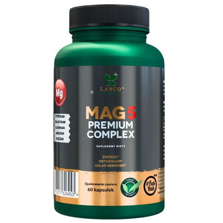 Lanco Nutritions Mag5 Premium Complex - 60 Capsules