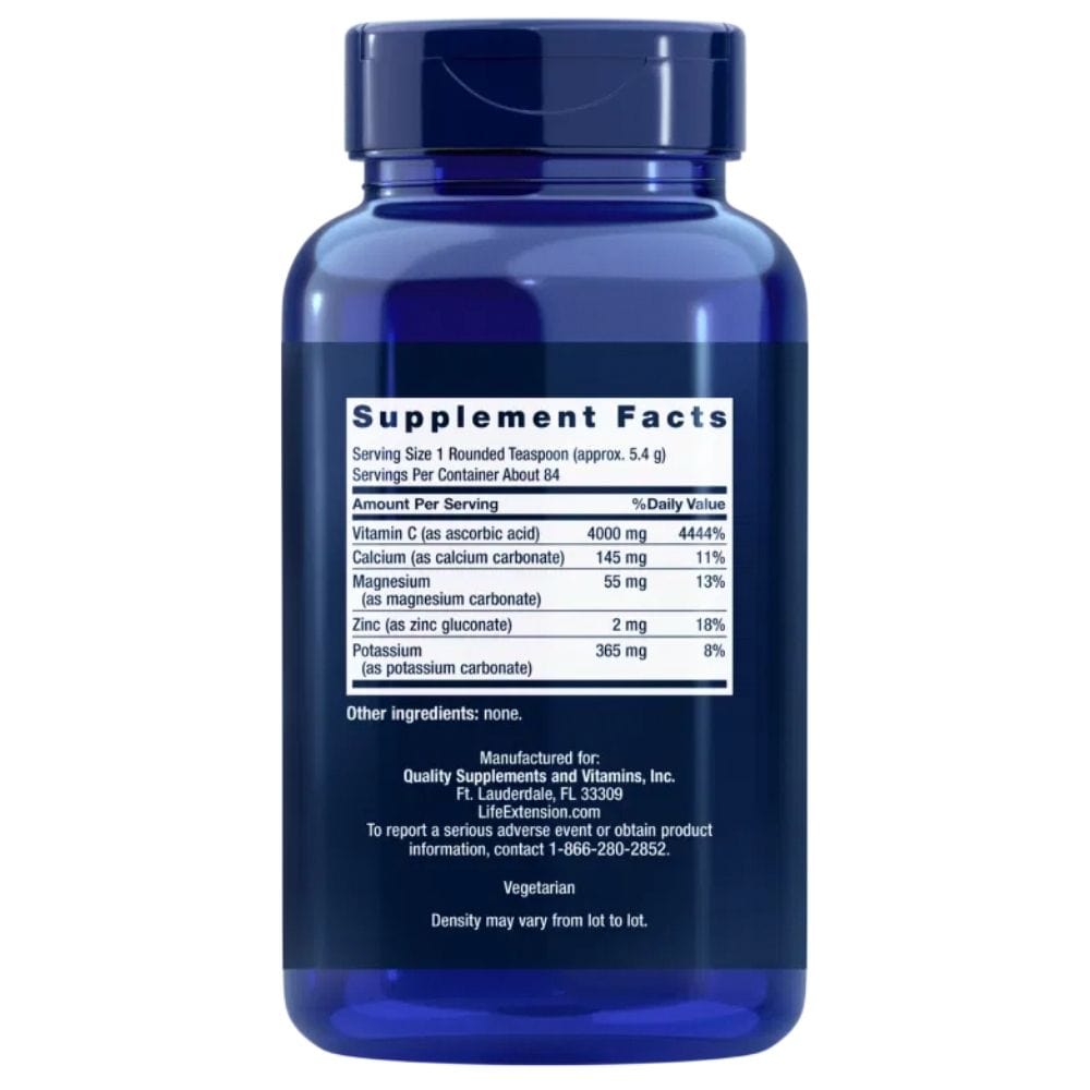 Life Extension Buffered Vitamin C Powder - 454 g
